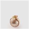EDG Enzo De Gasperi Candela Profumata Sfera di Natale 8cm Champagne