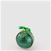 EDG Enzo De Gasperi Candela Profumata Sfera di Natale 8cm Verde