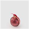 EDG Enzo De Gasperi Candela Profumata Sfera di Natale 8cm Rosso