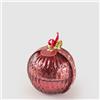 EDG Enzo De Gasperi Candela Profumata Sfera di Natale 11cm Rosso