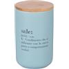 VILLA D'ESTE HOME TIVOLI Victionary Barattolo Sale 1L Azzurro Ceramica