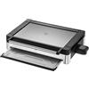 WMF Griglia Elettrica da Tavolo con Coperchio BBQ Lono Acciaio Inox 18/10 Cromargan