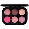 Mac cosmetics Connect In Color X6 - Ombretto - Colour palette x6 rose lens