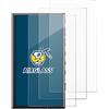 brotect Pellicola Vetro per Sony Walkman NW-A306 | 3 Pezzi Chiara Protezione Schermo Made in Germany Durezza 9H Anti-Graffio Glass Screen Protector