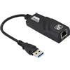 ZISONIX Adattatore Ethernet USB, adattatore Ethernet da USB 3.0 a RJ45, adattatore LAN di rete 1000 Mbps, compatibile con Windows 10/8.1/8/7/Vista/XP, Mac OS 10.6 e versioni successive, Linux