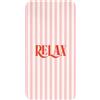 OnlyWow© Tappetini Bagno Rettangolare 60x120 cm Tappeto Scendi Doccia Bathmat Tappeti Antiscivolo Moderni Decorazioni Memory Foam Lavabile Rosa tenue - Rosso - Righe - Relax