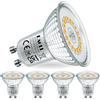 EACLL Lampadine LED GU10 5W Equivalente a Alogena 65W, Pacco da 10, 495lm Luce Bianco Neutro 4000K, Faretti AC 230V senza Sfarfallio, Angolo a Fascio 120° Spot, Non Dimmerabile Lampade Riflettore