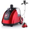 QUUGAR Stiratrice Vapore Verticale per indumenti,11 Velocità (C) | Serbatoio da 1,6 L, flusso vapore, 40 g/min, 1800 W, vapore, elimina il 99,99% di impurità, asta telescopica