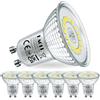 EACLL Lampadine LED GU10 4.8W Equivalente a Alogena 75W, Pacco da 6, 585 lumen 6000K Bianco Freddo, Faretti AC 230V senza Sfarfallio, Angolo a Fascio 120° Spot, Non Dimmerabile Lampade Riflettore