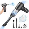 Journeyside Aspirabriciole Senza Fili,120W Aspirapolvere Auto Potente 12,000PA Umido e Secco,Mini Aspirabriciole Senza Fili Potente,2in1 Aspirapolvere Portatile Senza per Auto,Casa