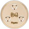 Pastidea - Trafila in Bronzo Maccheroni Rigati compatibile con Kenwood. Utilizzando l'adattatore, compatibile con Philips Pasta Maker Avance, Viva, Serie 7000, e altri.
