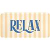 OnlyWow© Tappetino Bagno Rettangolare 120x60 cm Tappeto Doccia Bath Mat Antiscivolo Moderni Decorazioni Memory Foam Lavabile Tappeti Blu - Giallo - A righe - Relax