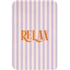 OnlyWow© Tappetino Doccia Rettangolare 40x60 cm Accessori Per Bagno Tappeto Memory Foam Bathmat Bathroom Mat Assorbente Lavabile Moderni Lilla - Arancione - A righe - Relax