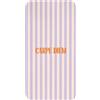 OnlyWow© Tappetino Doccia Rettangolare 60x120 cm Accessori Per Bagno Tappeto Memory Foam Bathmat Bathroom Mat Assorbente Lavabile Moderni Lilla - Arancione - A righe - Carpe Diem