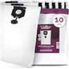 Vellto 10x Vellto Sacchetto Antipolvere Compatibile con Karcher 2.889-154.0 NT 30/1 Tact Te L NT 30/1 Tact Te M NT 30/1 Tact L NT 30/1 Ap Te L NT 30/1 Ap L Sacchetti for Aspirapolvere Ricambio