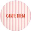 OnlyWow© Tappetini Bagno Rotondo 70x70 cm Tappeto Scendi Doccia Bathmat Tappeti Antiscivolo Moderni Decorazioni Memory Foam Lavabile Rosa tenue - Rosso - A righe - Carpe Diem