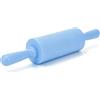 Cyrank Mini mattarello per bambini Mattarelli per la cottura, mattarelli per plastilina, per bambini, piccoli in silicone antiaderente per la cucina di casa per cottura (blu)