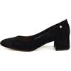 Rio Fiore Pumps, décolleté da donna con tacco a blocco da 4 cm, nero, morbida finta pelle scamosciata/ecopelle, décolleté da donna
