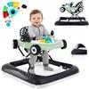 SUN BABY Girello Interattivo Pieghevole 6 Mesi+ - Verde | Pulsanti, luci, suoni, tappo di sicurezza, struttura pieghevole