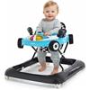 SUN BABY Girello Interattivo Pieghevole 6 Mesi+ - Blu | Pulsanti, luci, suoni, tappo di sicurezza, struttura pieghevole