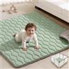 Blissful Diary Tappeto Gioco Bambini Pieghevole 150x150cm,Tappeto Neonato | Extra Spesso Tappeto Tummy Time Neonati, Tappeto Morbido Bambini, Antiscivolo Gattonamento, Lavabile, Regalo Baby Essentials