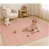 Bubba Bear Tappeto da Gioco/da Terra per Bambini XXL in Schiuma Spessa Pieghevole Reversibile - Tappeto di Sveglia per la Motricità che Favorisce lo Sviluppo Sensoriale Regalo per Neonati (120x90 cm
