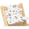 BOYIFEIJIE Cuscino per Seduta per Tripp Trapp - Morbido E Facile Da Fissare, Accessorio per Stokke Tripp Trapp, Disponibile In Vari Colori (Arcobaleno)