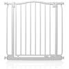 Safetots Cancelletto di Sicurezza con Parte Superiore Incurvata, 71cm - 80cm, Bianco Opaco, Montaggio a Pressione, Cancelletto per Bambini per Porte, Corridoi e Spazi Stretti, Barriera di Sicurezza