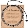 Cheerslife Bracciale Uomo Bracciale Pietre Naturali Idee Regalo Uomo | Regalo Uomo Compleanno Bracciali Uomo Regali per Lui Idee Regalo Compleanno Natale per Fidanzato Marito Figlio Fratello