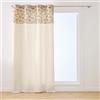 Douceur d'Intérieur, Tenda decorativa, occhielli, 140 x 240 cm, salsa | Design stampato, moderno, facile da installare con 8 occhielli, facile da pulire, decorazione per soggiorno e camera da letto