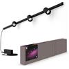 Philips Hue Perifo, Kit illuminazione a binario con 3 faretti, Nero | Luce bianca e colorata, 16.8 W, Da parete, Smart Home, Personalizzabile