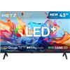 Smart TV 43 Pollici QLED 2026 Nuovo Modello (43MQH7000Z) 43 Pollici Smart TV con