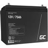 Green Cell AGM25 batteria UPS Acido piombo [VRLA] 12 V 75 Ah (Green Cell AGM25 P