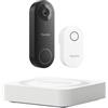 Reolink RLN4E NVR PoE 4 Porte + Video Doorbell WiFi 5MP con Chime, Ultra Grandangolo 180°, Audio Bidirezionale, Rilevamento Persone, Registrazione 24/7, fino a 8TB