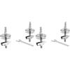 Ideal Standard - Multi Suites, Set di cerniere per sedile copriwater serie i.life A, EW05667, Neutro (Confezione da 2)