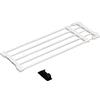 Iris Ohyama, Stendino telescopico senza montaggio a parete, 5 barre, 65 - 95 cm, senza perforazione, bagno, spogliatoio - Telescopic Storage Rack H-J-NST65 - Bianco