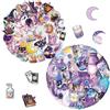 Vauki 80 adesivi estetici, magici adesivi olografici, adesivi vintage con strega, impermeabili, trasparenti, per scrapbooking, graffiti, farmacisti, in PET, per scrapbooking, laptop, skateboard