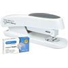 Rapesco 1483 ECO Sting Ray Pinzatrice e 1000 Punti Tipo 24/6 mm, Bianco | Capacità 20 Fogli, Protezione Antibatterica Germ-Savvy