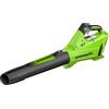 Greenworks Soffiatore 24V a Batteria, Motore Brushless, 177 km/h, 12,18 m³/min, Velocità Variabile, Cruise Control, Turbo, Leggero, Solo Corpo BL24L01-01