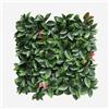 Produce Shop Siepe Artificiale photinia realistica Pannello Giardino 50x50cm Suber