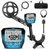 OMMO Metal Detector Professionale per Adulti e Bambini, Metal Detector Ricaricabile USB, 6 Modalità, Alta Sensibilità, Forte Anti-interferenza, Bobina Impermeabile IP68, Blu