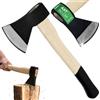 STREND PRO ascia OrgA613 Economy 1800 g | manico in legno duro 900 mm | tagliente temprato | legna da ardere, giardino e lavori forestali