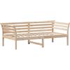 vidaXL Slaapbank zonder matras 90x190 cm massief grenenhout
