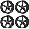 Dotz 4 Cerchi Dotz MarinaBay black 8.5Jx18 5x112 per Volkswagen Beetle Golf Jetta Pas