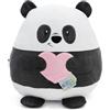 NICI peluche Panda con Cuore Chill-NICI 30cm bianco - Simpatico peluchetto con imbottitura morbida per giochi e coccole, Doudou, perfetto come idea regalo per bambini e adulti - 61405