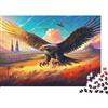 6N2X9A4S Aquila maestosa Puzzle 1000 Pezzi Gioco di Puzzle 1000 Pezzi Carta per Adulti Paesaggio Naturale Relax Famiglia Decorazione Regalo 52x38cm/1000pcs