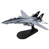 Modello Statico di F-14D in Lega Realistico Modellino di Aereo da Caccia