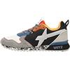 w6yz Sneakers aus technischem Gewebe und Veloursleder