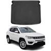 OMAC Tappetino Baule Vasca Baule Compatibile con Jeep Compass 2016-2021 obere Gomma TPE
