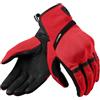 REV'IT! Revit Mosca 2 Guanti da moto, rosso/nero, XL